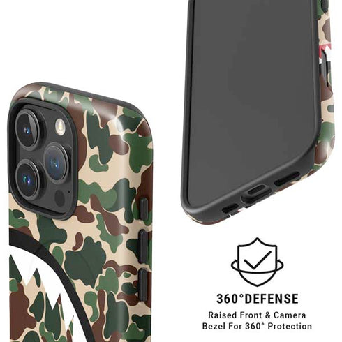 Shark Teeth Street Camo iPhone 16 Pro Max Magsafe Impact Case